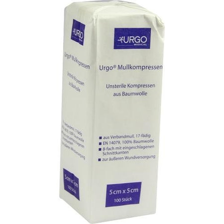 Urgo compresses de gaze non stériles 5x5 cm (100 pièces)