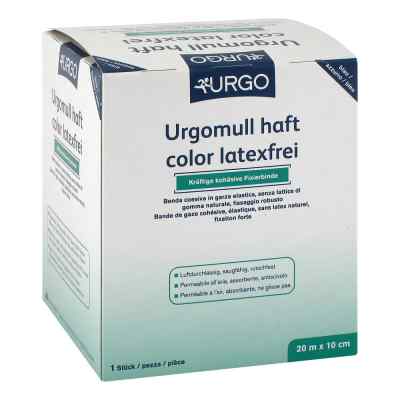 Urgomull adhésif coloré sans latex 10 cm x 20 m bleu (1 pièce)