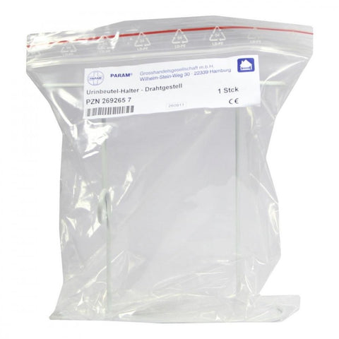 Support pour poche à urine avec cadre métallique (1 pièce)