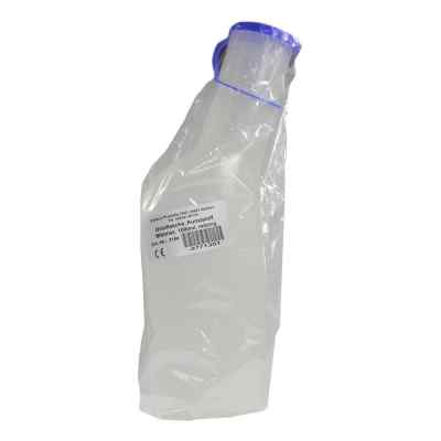 Careliv Produkte Flacon d'urine pour hommes en plastique avec bouchon (1000 ml laiteux) (1 pièce)