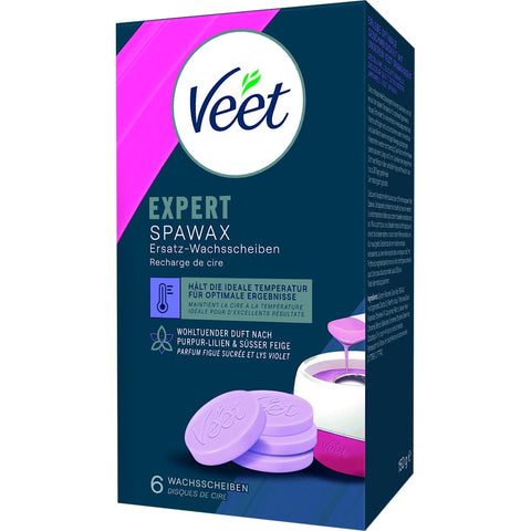Veet Recharges de cire Spawax (6 pièces)