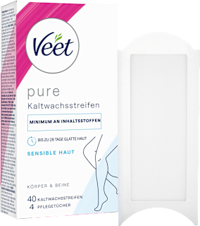 Veet bandes de cire froide corps et jambes sensibles (40 pièces)