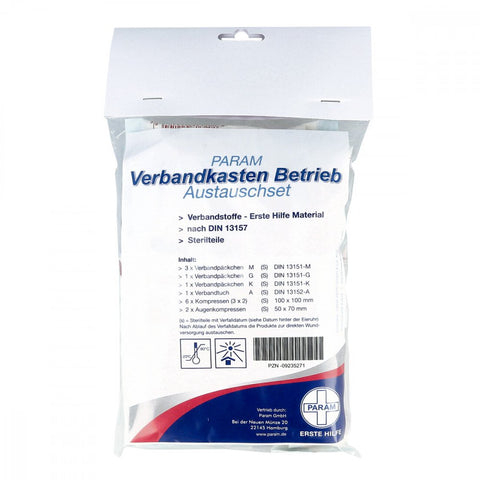 Param Trousse de premiers secours recharge entreprise 13157 (1 pièce)