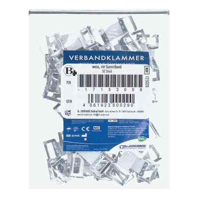 Brinkmann Medical Pince à bandage blanche (50 pièces)