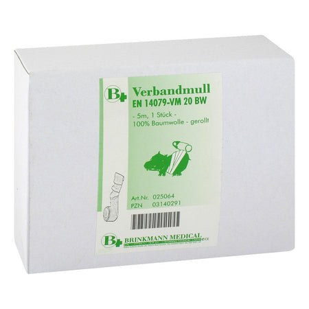 Brinkmann Medical gaze de bandage 8 plis 5 m x 10 cm rouleau (1 pièce)