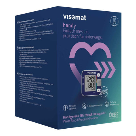 Visomat handy wrist blood pressure monitor (1 piece)