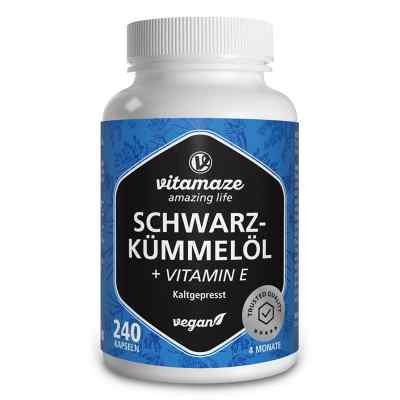 Vitamaze huile de nigelle 500 mg + vitamine E gélules (240 pièces)