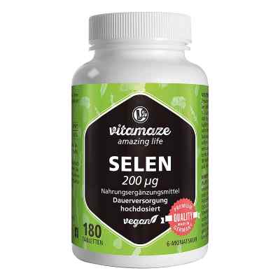 Vitamaze Sélénium 200 μg haute dose vegan (180 comprimés)