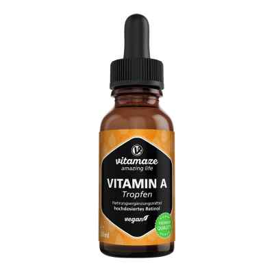 Vitamaze Vitamin A 500 µg haute dose vegan gouttes (50 ml)