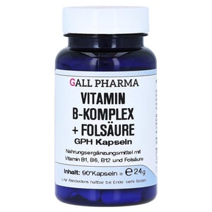 Gall Pharma Vitamin B complexe + acide folique GPH (90 gélules)