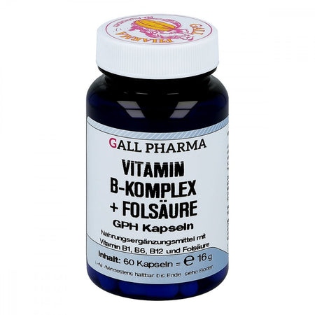 Hecht-Pharma GmbH Vitamine B Complexe + acide folique gélules (60 gélules)