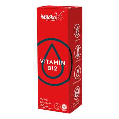 BjökoVit Vitamine B12 Vegan gouttes Méthylcobalamine (30 ml)