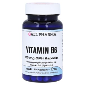 Gall Pharma Vitamin B6 25 mg GPH gélules (30 gélules)