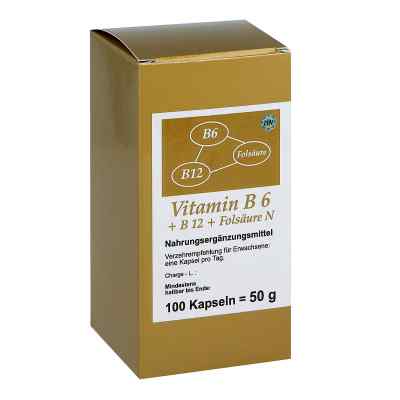 FBK-Pharma Vitamin B6+B12+acide folique N gélules (100 pièces)