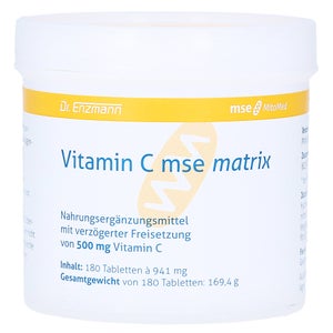 Dr. Enzmann Vitamin C MSE Matrix comprimés (180 pièces)