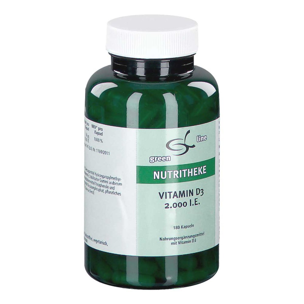 11 A Nutritheke GmbH Vitamine D3 2.000 I.E. gélules (180 gélules)