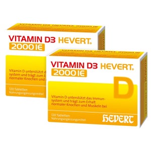 Vitamin D3 Hevert 2.000 UI comprimés (2x120)