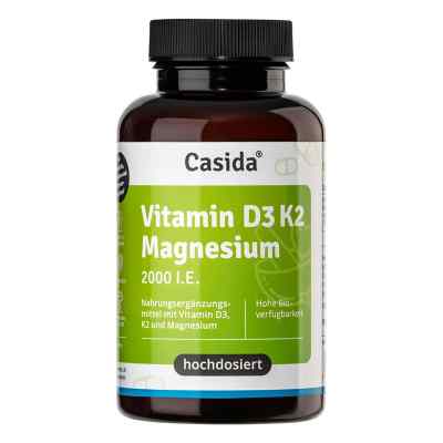 Casida Vitamine D3 K2 Magnésium 2000 UI gélules (90)
