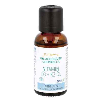 Heidelberger Chlorella Vitamine D3+K2 gouttes huileuses (30 ml)