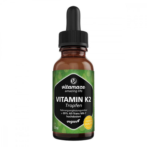 Vitamaze Vitamine K2 MK7 gouttes haute dose vegan (50 ml)