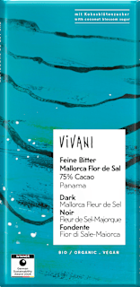 Vivani Chocolat Feine Bitter Mallorca Flor de Sal 75% (80 g)