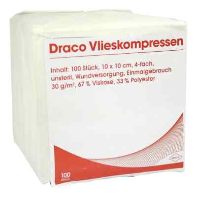 Dr. Ausbüttel GmbH & Co. KG Vliesstoff-kompressen 10x10 cm non stérile 4 plis (100 pièces)
