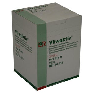Vliwaktiv compresse absorbante stérile 10 x 10 cm (20 pièces)