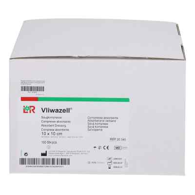 Vliwazell compresses absorbantes 10x10 cm non stériles (100 pièces)