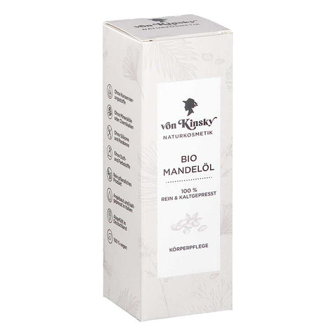 Von Kinsky pure organic almond oil for skin and hair care (100 ml)