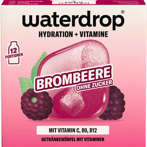 waterdrop Blackberry Microdrink cubes (12 pieces), 25.2 g
