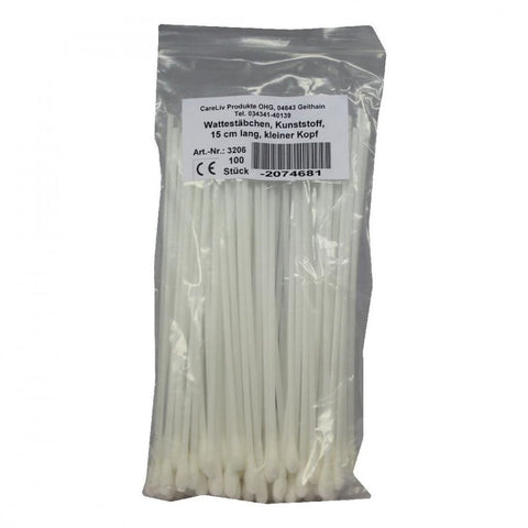 Careliv Produkte OHG plastic cotton swabs small head 15 cm (100 pieces)