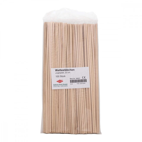 Büttner-Frank bâtonnets ouate à bout émoussé 20 cm (100 pièces)