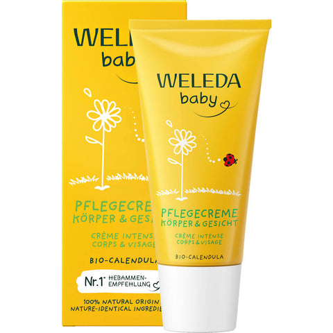 WELEDA baby body & face care cream, travel size (30 ml)