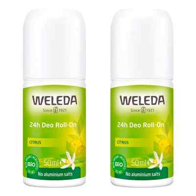 Weleda Citrus 24 H déodorant roll-on (2x50 ml)