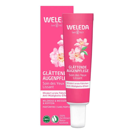 Weleda Soin des yeux lissant Rose sauvage et thé blanc (12 ml)