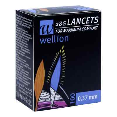 Wellion lancettes 28 G (100 pièces)