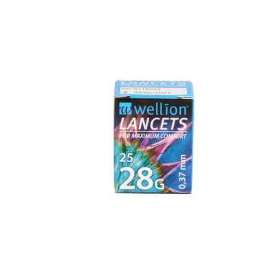 Wellion lancettes 28 G 0,37 mm (25 pièces)