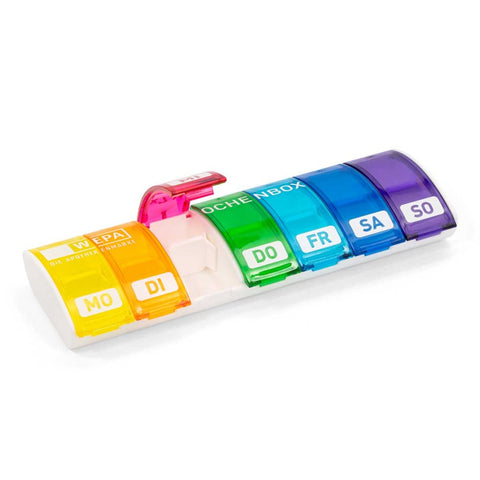 Wepa 1x7 boîte hebdomadaire protection UV+ arc-en-ciel (1 pièce)
