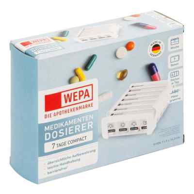 Wepa Organiseur hebdomadaire compact blanc (1 pièce)