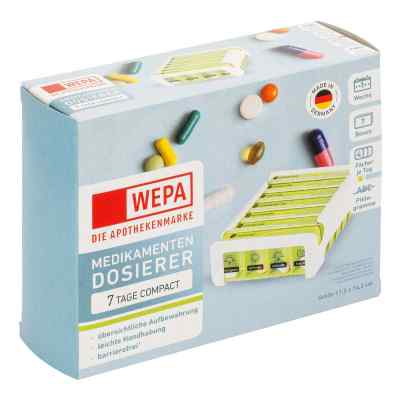 Wepa Semainier compact 7 jours blanc/vert (1 pièce)