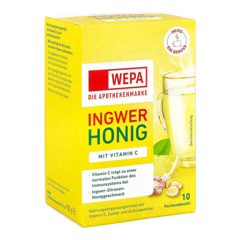 Wepa Gingembre + miel + vitamine C poudre (10 x 10 g)