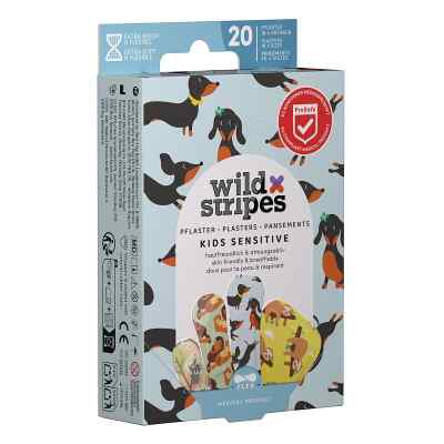 Wild Stripes Kids Sensitiv Animal Fun pansements (20 pièces)