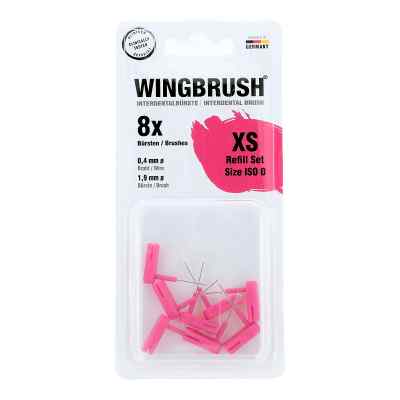 Wingbrush Set de recharge brossettes interdentaires 0 x-small (8 pièces)
