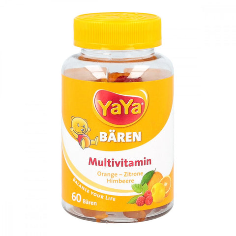 Yayabär Vitamin Fruit Gummies for Kids (60 pieces)