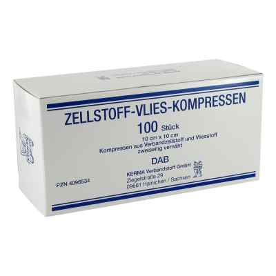 Vliwazell absorbent dressings 10x10 cm non-sterile (100 pieces)