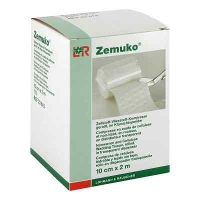 Zemuko compresses non tissées roulées 10 cm x 2 m (1 pièce)
