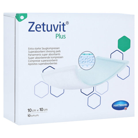Zetuvit Plus extra-absorbent sterile dressing (10 pieces)