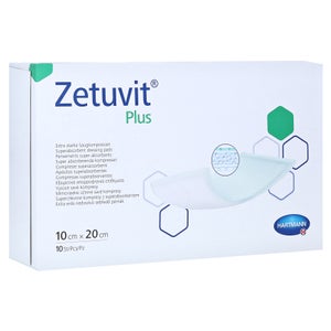 Zetuvit Plus compresses absorbantes extra fortes stériles (10 pièces)