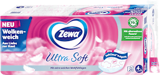 Zewa Ultra Soft papier toilette 4 couches (20x150 feuilles), 20 pièces