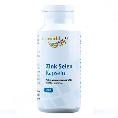 Vita World Zinc Sélénium gélules 15 mg/100 µg (100 gélules)